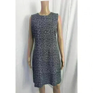 J McLaughlin Sleeveless Devon Bainbridge Marbled Sheath Dress M EUC 248$ MSRP